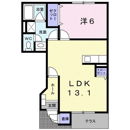 マーシャハイツ荒木　Ａの物件間取画像